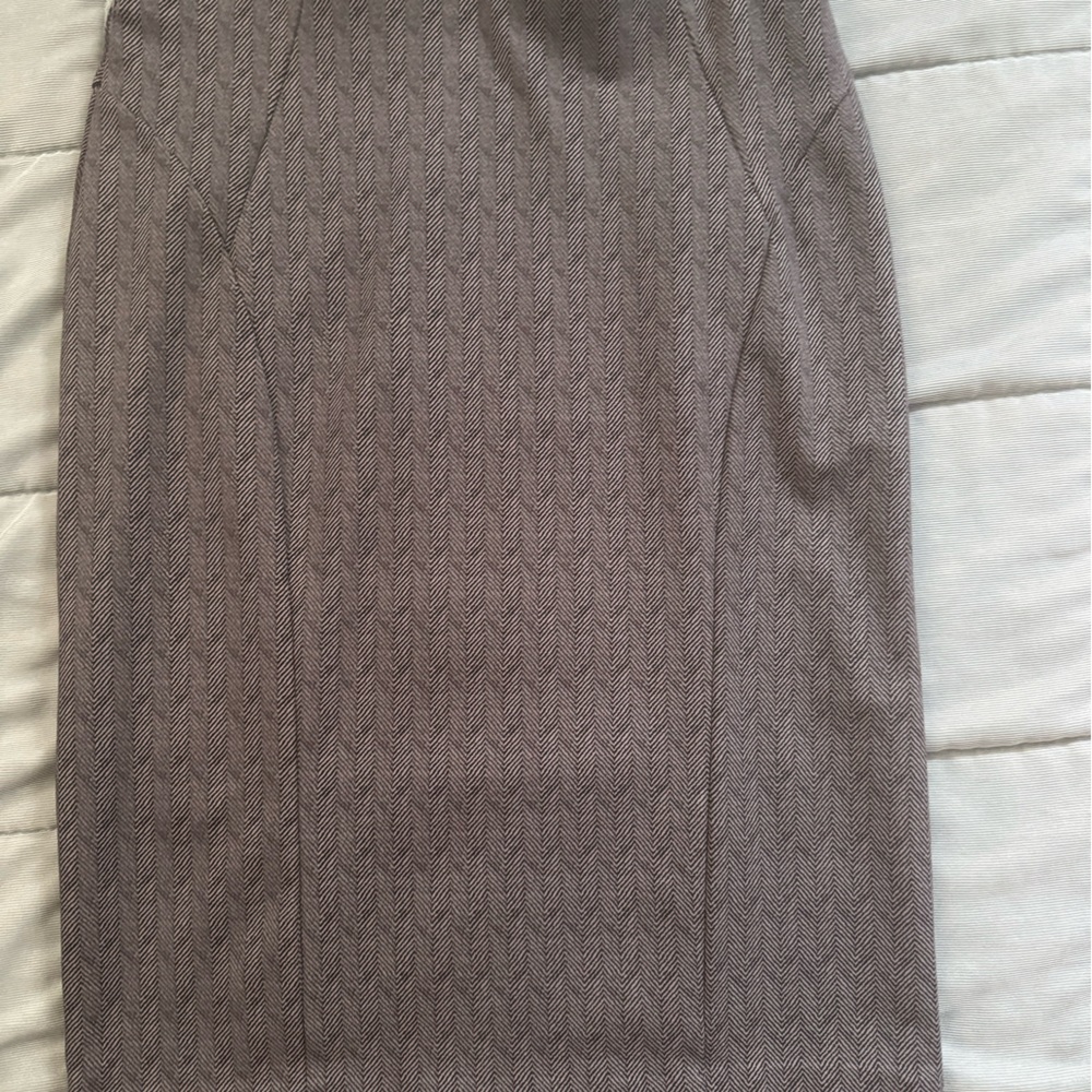 Ellen Tracy Taupe Pencil Skirt